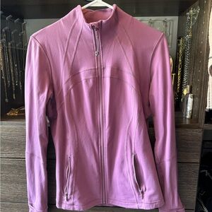 Lululemon Athletica Pink Utility Jacket Full-Zip Mock Neck